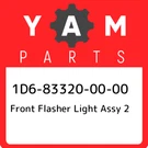 1D6-83320-00-00 Yamaha Front Flasher Light Assy 1D6833200000, New Genuine Oem. Fixed Price $145.56.