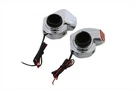 Chrome Front Turn Signal Marker Lamp Set For Harley-davidson. Fixed Price $82.99.