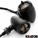 2PCS Black Heavy Duty Motorcycle Turn Signals Warplane Propeller Engine Blinkers. Fixed Price $43.99.