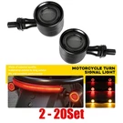 2-20X Led Drl Turn Signal Running Light Amber Red Brake Blinker Indicator Black. Fixed Price $24.69.