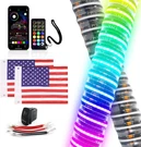 Tavaray 2PCS 3' Cob Fat Whip Lights App & Remote Led For Side. Fixed Price $219.00.