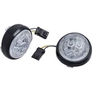 Ciro Turn Signal Insert - Front Black/clear 45423. Fixed Price $139.99.