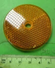 Round Amber Reflector Sate-lite Universal SAE-A-70 Nos 5.5 Cm Od Nice!!!. Fixed Price $8.75.