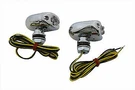 Led Amber Marker Lamp Set, Center Mount For Harley Davidson By V-twin. Fixed Price $51.48.