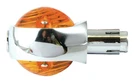 Bike It Bullseye Motorcycle Indicators Chrome Body And Amber Lens 25 Mm BC4335. Fixed Price $16.44.