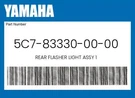 Yamaha Genuine Rear Flasher Light Assy 1 5C7-83330-00-00. Fixed Price $81.31.