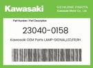 Kawasaki Genuine Lamp-signal,led,fr,rh 23040-0158. Fixed Price $117.69.