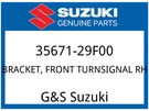 Suzuki Oem Part 35671-29F00 Bracket Fr Turnsignal. Fixed Price $6.95.