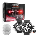 Fits Xk Glow Motorcycle Rear Led Turn Signal Kit - Flat Style Clear Lenses. Fixed Price $89.99.