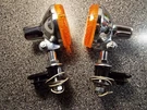 Kawasaki G3 Rear Turn Signal Flasher Light Lamp Stem Set Oem Heads & Bracket Vtg. Fixed Price $259.95.