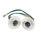 Mini Cateye Turn Signal Clear Universal Motorcycle Atv Flush Mount Marker. Fixed Price $17.74.