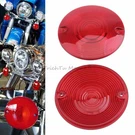 Front Rear Light Cover Red Lens For Harley 3 1/4" Flat Style Turn Signals. Fixed Price $9.92.