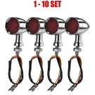 4-40 Front Rear Led Turn Signal Mini Chrome Red Light M10 12V Lens Replaceable. Fixed Price $35.14.