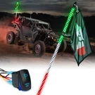 Xprite 4FT Green White Red Spiral Static Led Whip Light With Mexico Eagle Flag. Fixed Price $75.99.