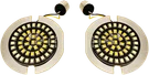 Drag Specialties Flat-style Dual Front Turn Signal Insert White Amber. Fixed Price $98.75.