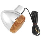 Bikemaster Turn Signals And Lenses- Rear Right Chrome/orange 25-1063. Fixed Price $40.99.