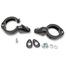 Drag Specialties Black 49MM Turn Signal Fork Clamps 2020-1272. Fixed Price $103.95.