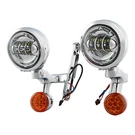 Turn Signal Led Spot Fog Light Bracket Fit For Harley Electra Glide 1994-2023 22. Fixed Price $148.80.