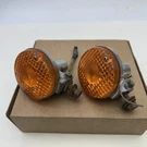 Pair Of Stanley Motorcycle Turn Signal Housing & Lens Japan Kawasaki 045-6588. Fixed Price $44.95.
