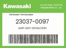 Kawasaki Genuine Lamp-assy-signal,fr,rh 23037-0097. Fixed Price $78.76.