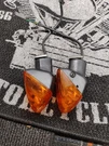 Short Motorcycle Turn Signals ZX1000 ZR750 KLE650 KLE500 23037-0068. Fixed Price $21.00.