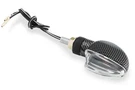 Bikemaster Universal Mini-stalk Turn Signal Carbon/clear Motorcycle 266008. Fixed Price $25.99.