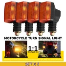 8PCS Amber Turn Signal Tail Light 25-1303 For Honda Reflex TLR200 1986-1987. Fixed Price $50.52.