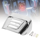 Moto Chrome Light Visor Cover For Harley Fat Boy Flstf Softail Custom Fxstc. Fixed Price $31.84.