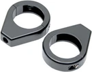 Drag Specialties Turn Signal Fork Clamps Black Softail 41MM 2040-1129. Fixed Price $29.00.