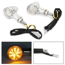 Universal Small Bullet Motorcycle Turn Signal Blinker Indicator Lights Chrome. Fixed Price $19.63.