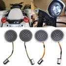 2" Led 1157 Front And Rear Turn Signal Lights Inserts For Harley Softail Dyna. Fixed Price $41.79.