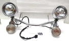 Harley Electra Glide Front Turn Signal Fog Light Bar Chrome 99-2013 & More. Fixed Price $125.00.