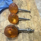 Vintage Japanese Motorcycle Turn Signals Lot Of 3. Fixed Price $30.00.