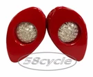 2003-2005 Yamaha YZF-R6 Greggs Custom Signals Red Fluted Front Lights. Fixed Price $98.95.