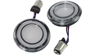 Kuryakyn Tracer Led Front Turn Signal Conversions - Amber/amber Smoke Lens. Fixed Price $116.99.