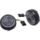 Ciro 45623 Black/smoke Led Lighted Fang Front Signal Inserts With Bezel. Fixed Price $139.99.