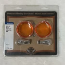 New Oem Harley-davidson Bullet Front Turn Signal Trim Rings 69760-05 *open Box*. Fixed Price $28.00.