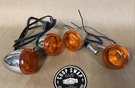 Oem Harley-davidson Front & Rear Turn Signals Set, 68972-00, Amber, 2000-2017. Fixed Price $125.00.