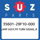 35601-29F10-000 Suzuki Lamp Assy,fr Turn Signal,r 3560129F10000, New Genuine Oem. Fixed Price $120.79.
