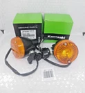 Genuine Kawasaki KE100 KE125 KE175 KL250 KLR250 Front Turn Signal Light Nos. Fixed Price $159.90.