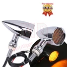 Motorcycle Cruiser Led Turn Signal Light Indicators Blinkers Amber Bullet Chrome. Fixed Price $19.45.
