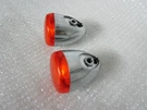 Harley Davidson Sportster Dyna Softail Bullet Style 2-WIRE Rear Turn Signals Oem. Fixed Price $49.99.