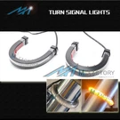 Amber Led Turn Signals Light Fork Fit Universal Motorcycle. Fixed Price $42.30.