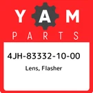 4JH-83332-10-00 Yamaha Lens, Flasher 4JH833321000, New Genuine Oem Part. Fixed Price $25.07.