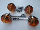 Lucas Turn Signal Front Rear Set 54057567 60-4104 54057553 60-4105 Triumph Bsa. Fixed Price $57.95.