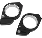 Bikemaster Turn Signals Billet Mount 41MM-43MM Fork Tube Polished 152585. Fixed Price $91.99.