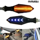 2X Motorcycle Led Turn Signal Sequential Flowing Indicator Light Amber For Honda. Fixed Price $9.50.