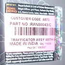 Royal Enfield RAN00043/C Trafficator Assembly With Bulb Genuine Oem New. Fixed Price $17.79.