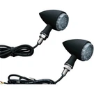 Kuryakyn 2510 Gloss Black Amber Single Function Torpedo Led Lights. Fixed Price $149.99.