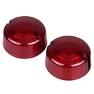 Red Turn Signal Lens Kit For Harley Dyna Fxd Softail Fxstc Sportster 1200. Fixed Price $18.98.